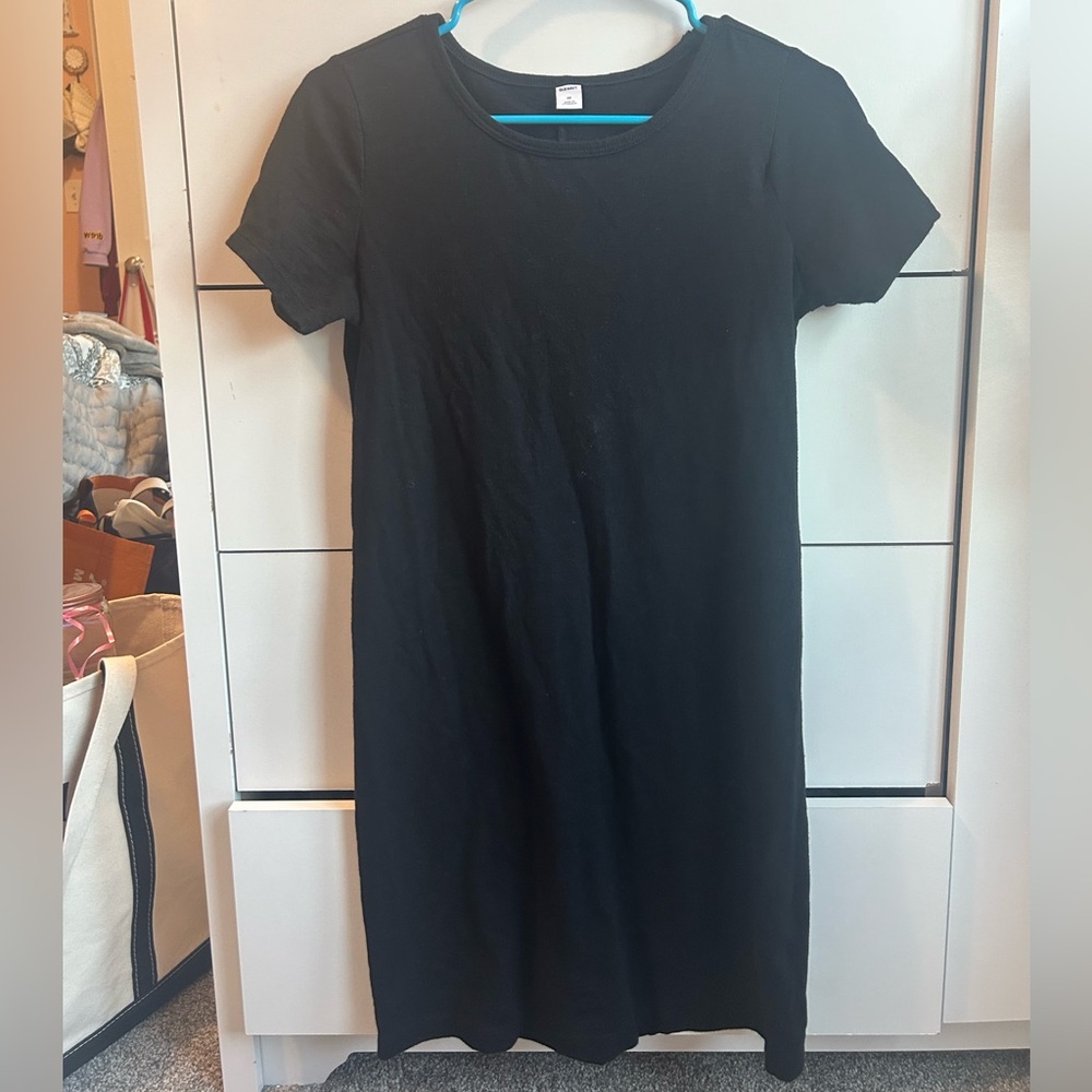 Old Navy Classic Black Teeshirt Dress
